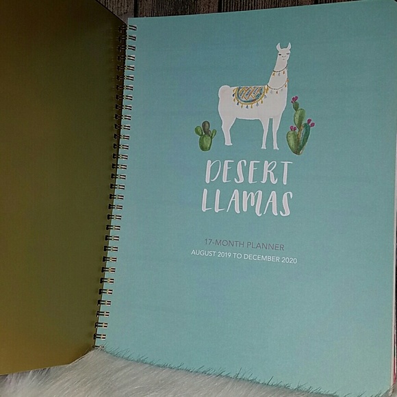 Dessert Llama large monthly planner 2020 - Picture 3 of 7